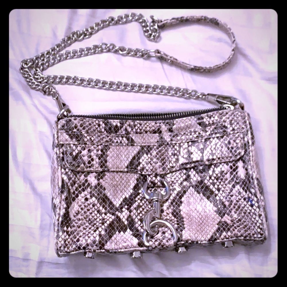 Rebecca Minkoff snakeskin crossbody